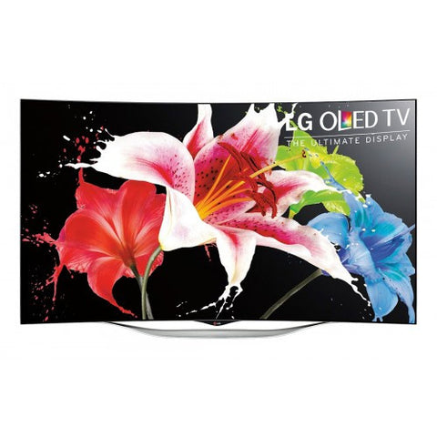 LG 55" OLED Curved 1080p Smart 3D HDTV Black